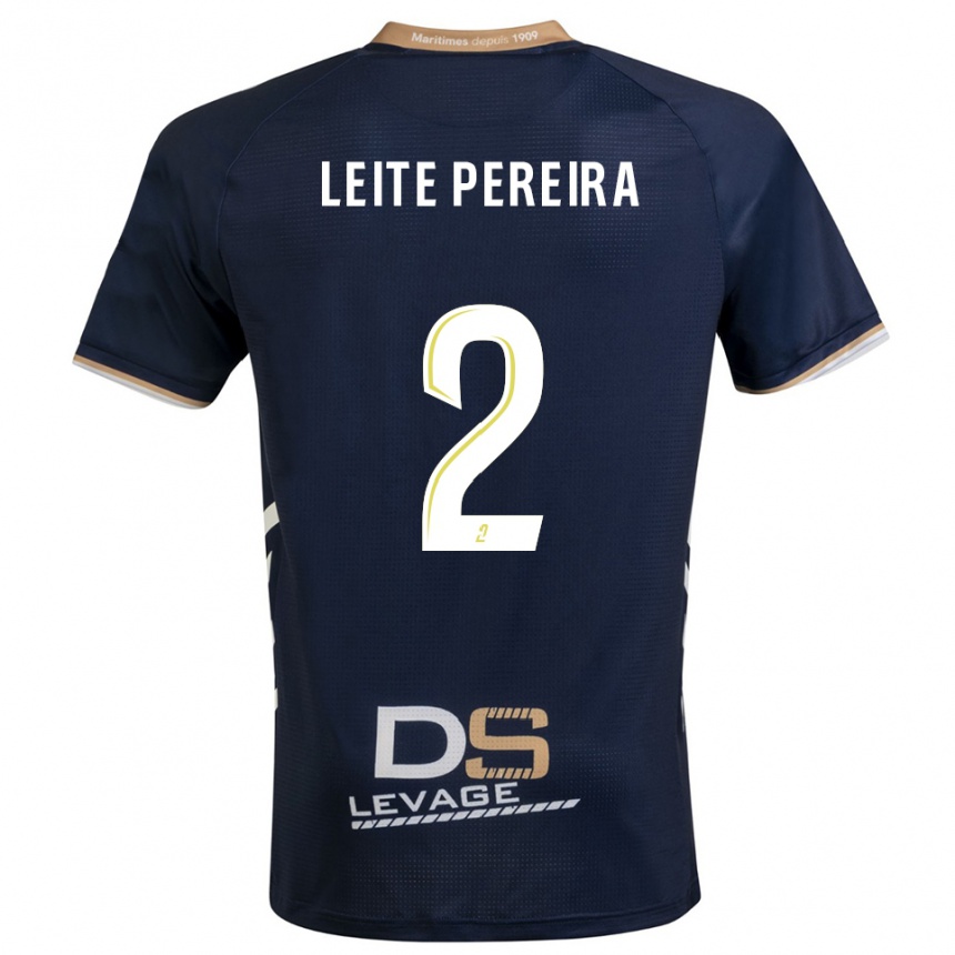 גברים כדורגל מתאו פריירה #2 כחול נייבי זהב ג'רזי ביתית 2025/26