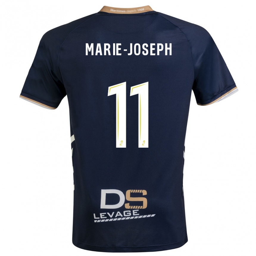 גברים כדורגל Thomas Marie-Joseph #11 כחול נייבי זהב ג'רזי ביתית 2025/26