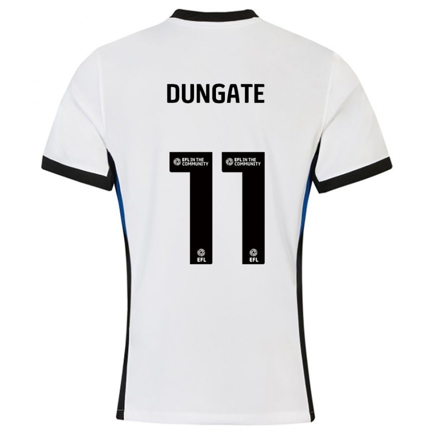 גברים כדורגל קייטי דאנגייט #11 לבן כחול הרחק ג'רזי 2025/26