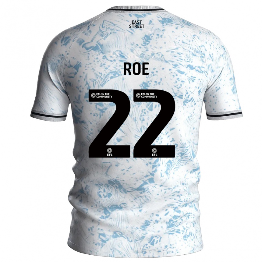 גברים כדורגל בת׳אן רו #22 לבן תכלת הרחק ג'רזי 2025/26