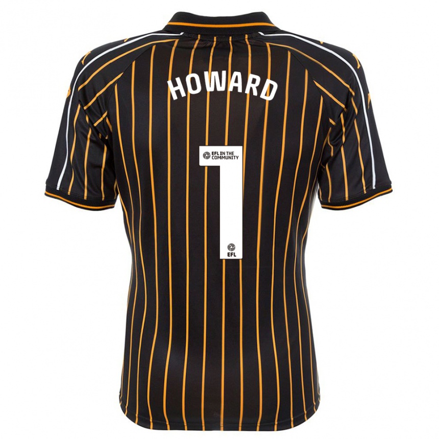 גברים כדורגל Archie Howard #1 לבן שחור הרחק ג'רזי 2025/26