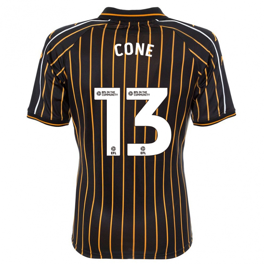 גברים כדורגל Sharla Cone #13 לבן שחור הרחק ג'רזי 2025/26