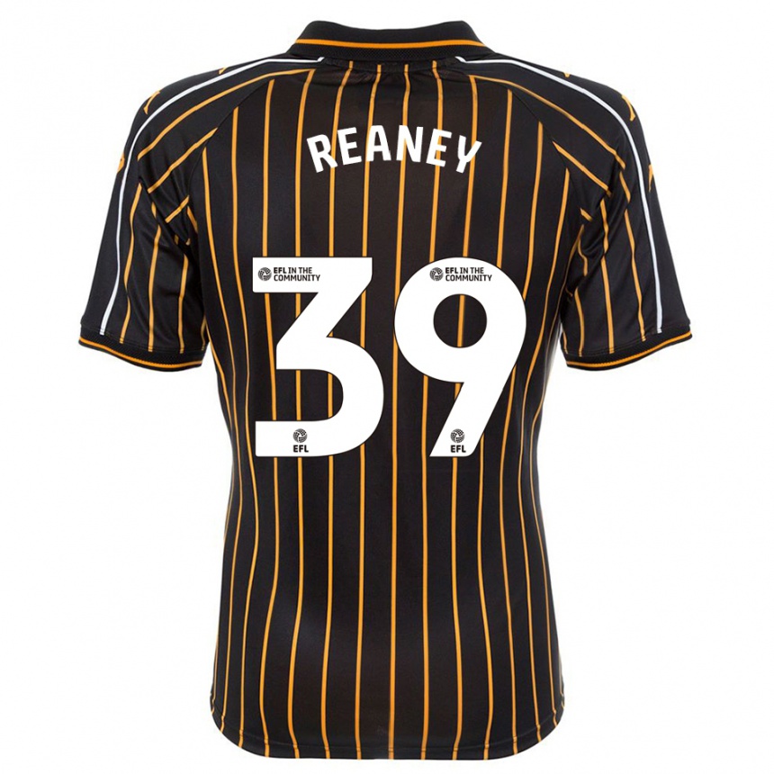 גברים כדורגל Mollie Reaney #39 לבן שחור הרחק ג'רזי 2025/26