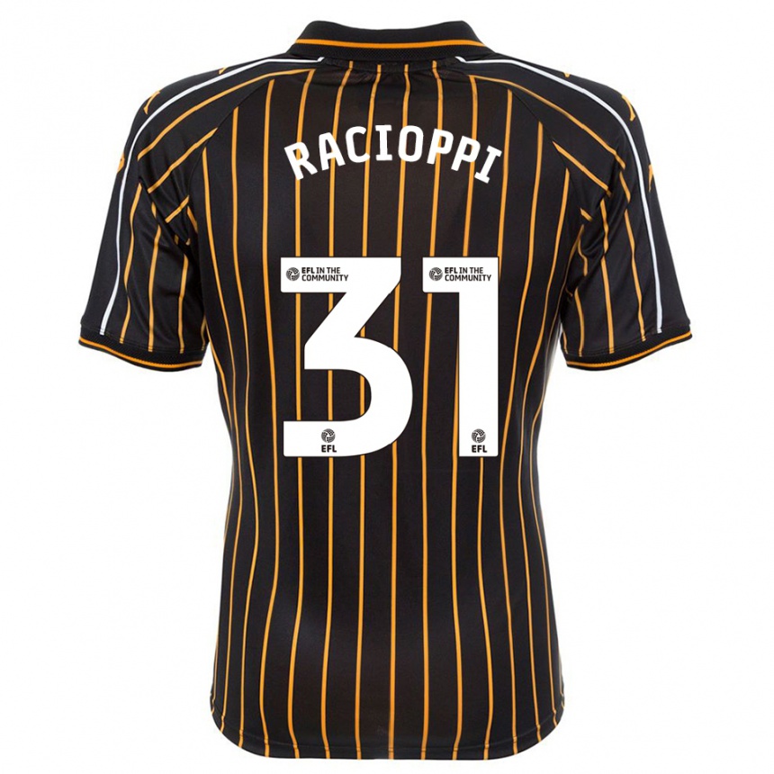 גברים כדורגל אנתוני ראקיופי #31 לבן שחור הרחק ג'רזי 2025/26