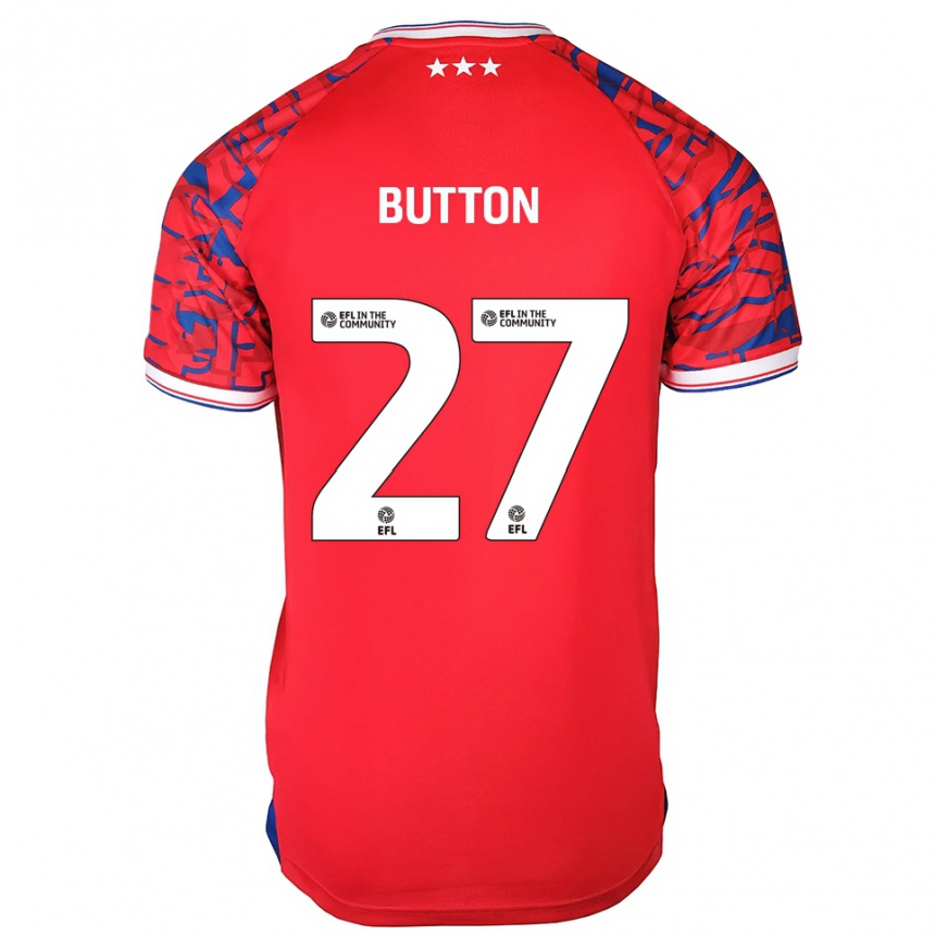 גברים כדורגל דייוויד באטן #27 אדום כחול הרחק ג'רזי 2025/26