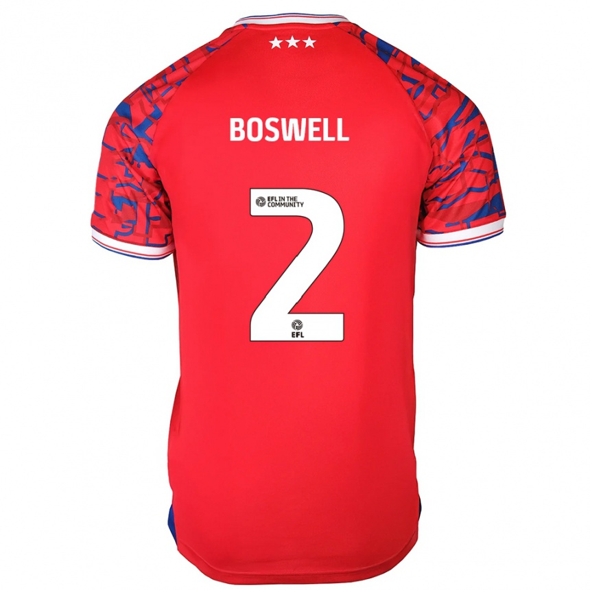 גברים כדורגל מריה בוזוול #2 אדום כחול הרחק ג'רזי 2025/26