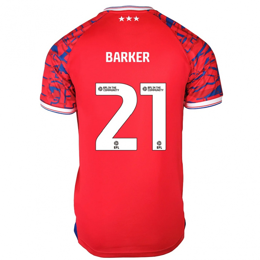 גברים כדורגל מייסי בארקר #21 אדום כחול הרחק ג'רזי 2025/26