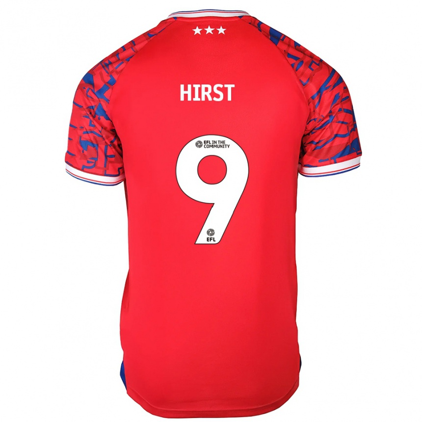 גברים כדורגל ג'ורג' הירסט #9 אדום כחול הרחק ג'רזי 2025/26