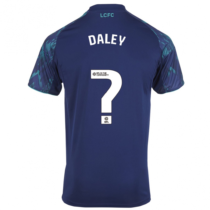 גברים כדורגל קארל דיילי #0 כחול נייבי ירוק לבן הרחק ג'רזי 2025/26