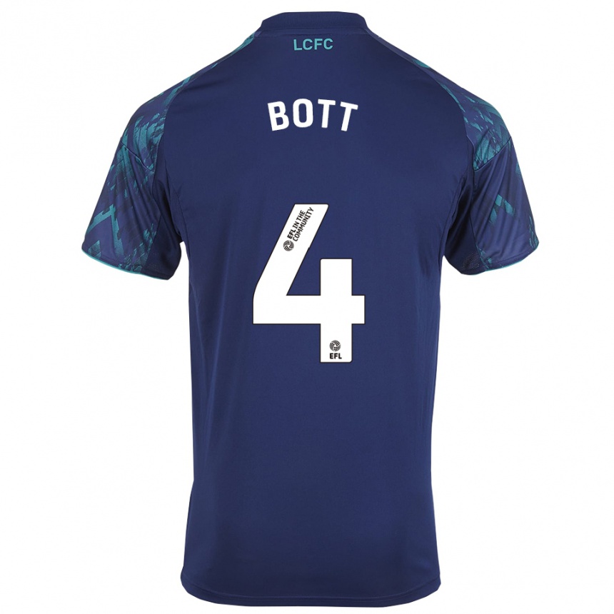גברים כדורגל קתרין ג'ואן בוט #4 כחול נייבי ירוק לבן הרחק ג'רזי 2025/26