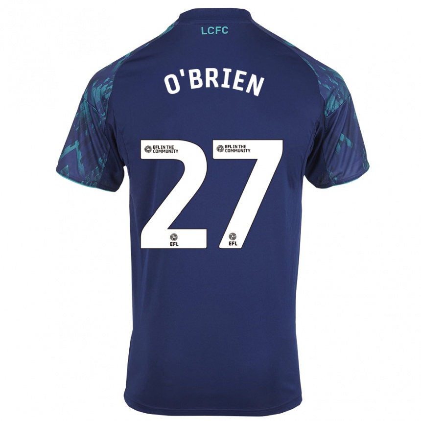 גברים כדורגל Shannon O'brien #27 כחול נייבי ירוק לבן הרחק ג'רזי 2025/26