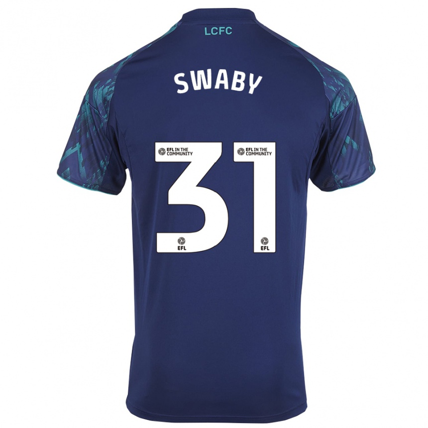 גברים כדורגל שנטל סוובי #31 כחול נייבי ירוק לבן הרחק ג'רזי 2025/26