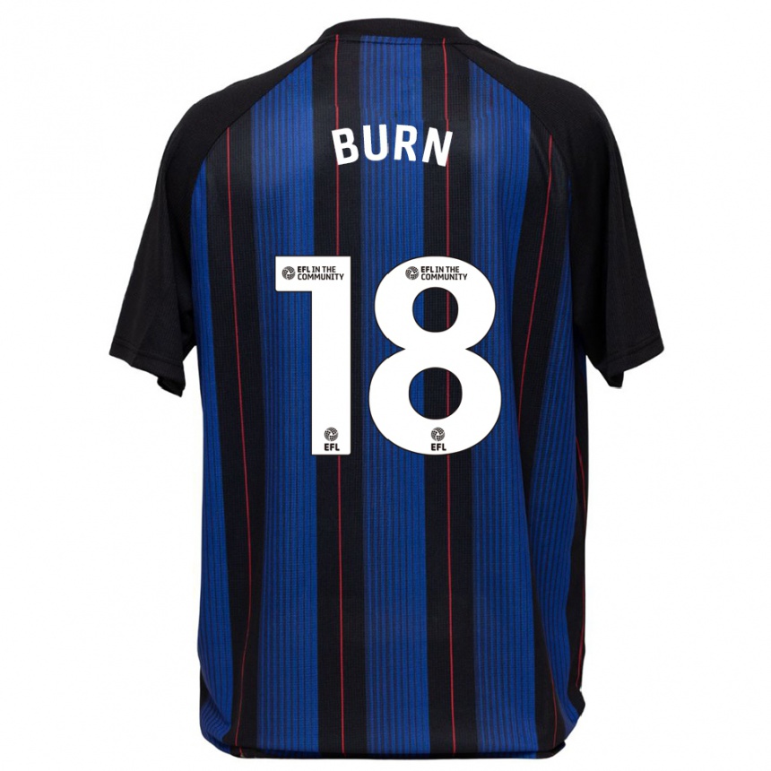 גברים כדורגל שרה ברן #18 כחול שחור הרחק ג'רזי 2025/26