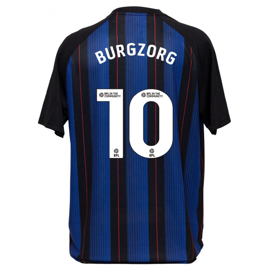 גברים כדורגל דלאנו באורגשורג #10 כחול שחור הרחק ג'רזי 2025/26