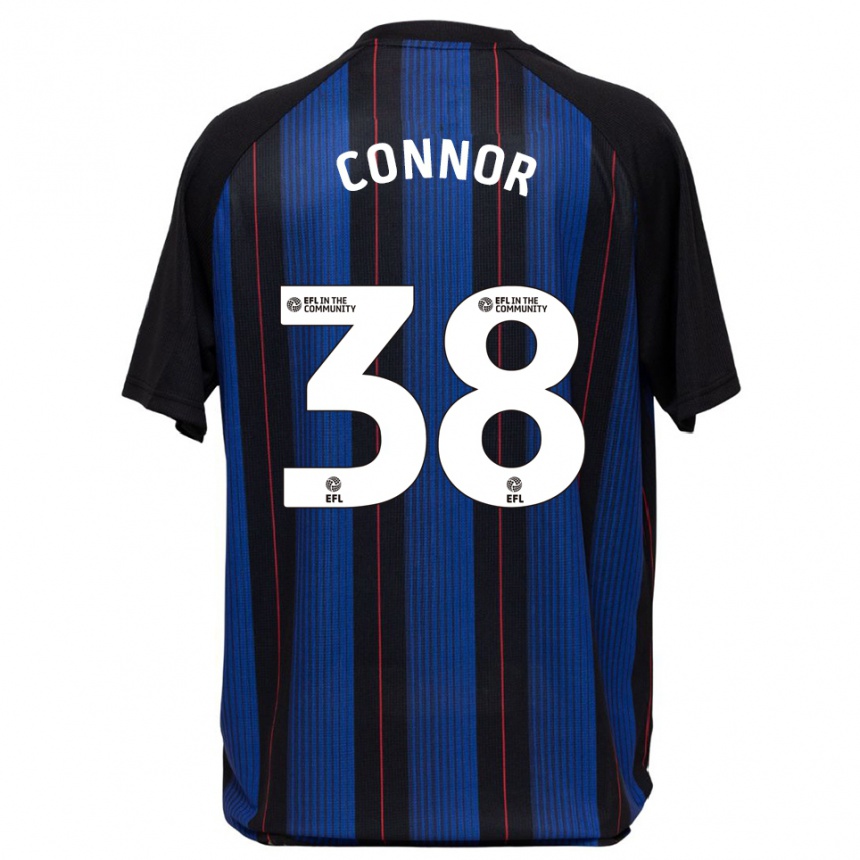 גברים כדורגל שיי קונור #38 כחול שחור הרחק ג'רזי 2025/26