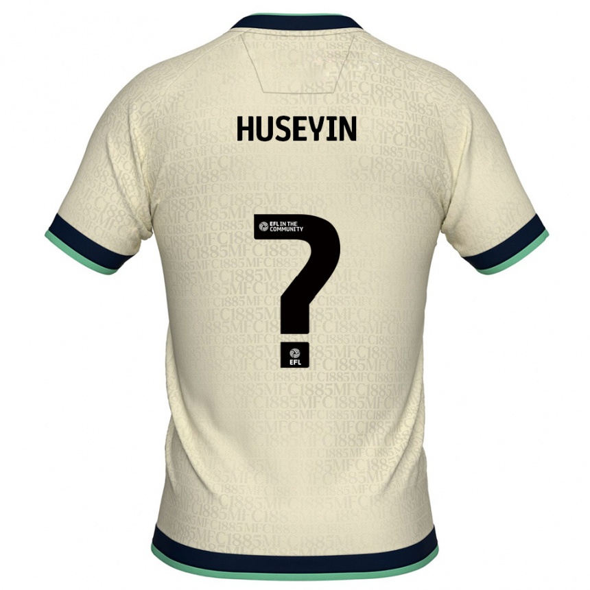 גברים כדורגל Emel Huseyin #0 שמפניה כחול נייבי הרחק ג'רזי 2025/26