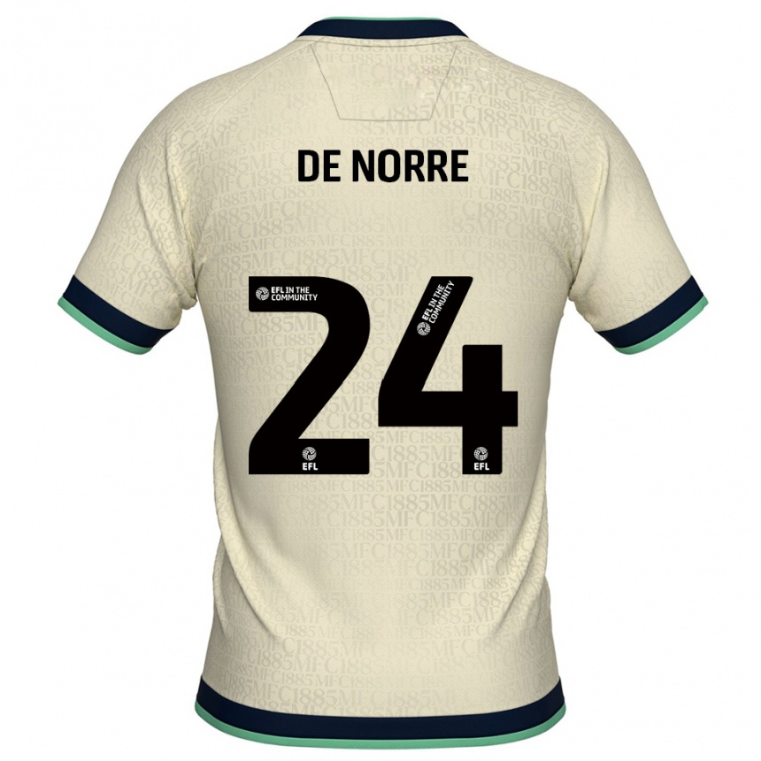 גברים כדורגל קספר דה נורה #24 שמפניה כחול נייבי הרחק ג'רזי 2025/26