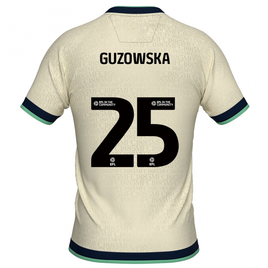 גברים כדורגל שרה גוזובסקה #25 שמפניה כחול נייבי הרחק ג'רזי 2025/26