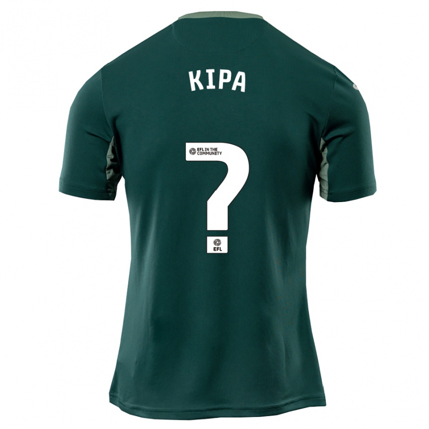 גברים כדורגל Joseph Kipa #0 ירוק לבן סגול הרחק ג'רזי 2025/26