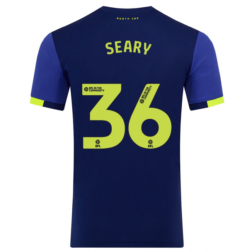 גברים כדורגל ג׳וש סירי #36 כחול נייבי צהוב הרחק ג'רזי 2025/26 גברים כדורגל ג׳וש סירי #36 כחול נייבי צהוב הרחק ג'רזי 2025/26