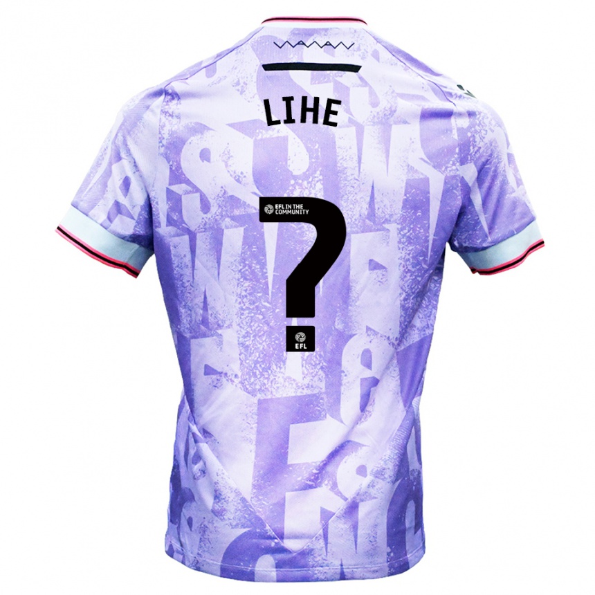 גברים כדורגל Harris Lihe #0 לילך לבן הרחק ג'רזי 2025/26