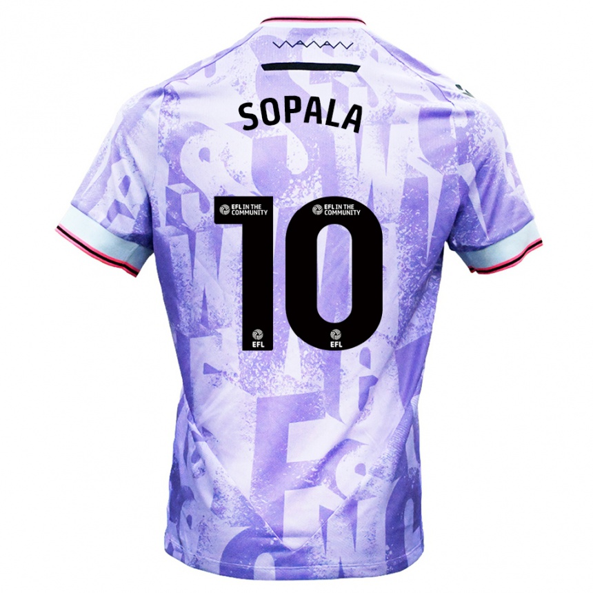 גברים כדורגל אודהאן סופאלה #10 לילך לבן הרחק ג'רזי 2025/26