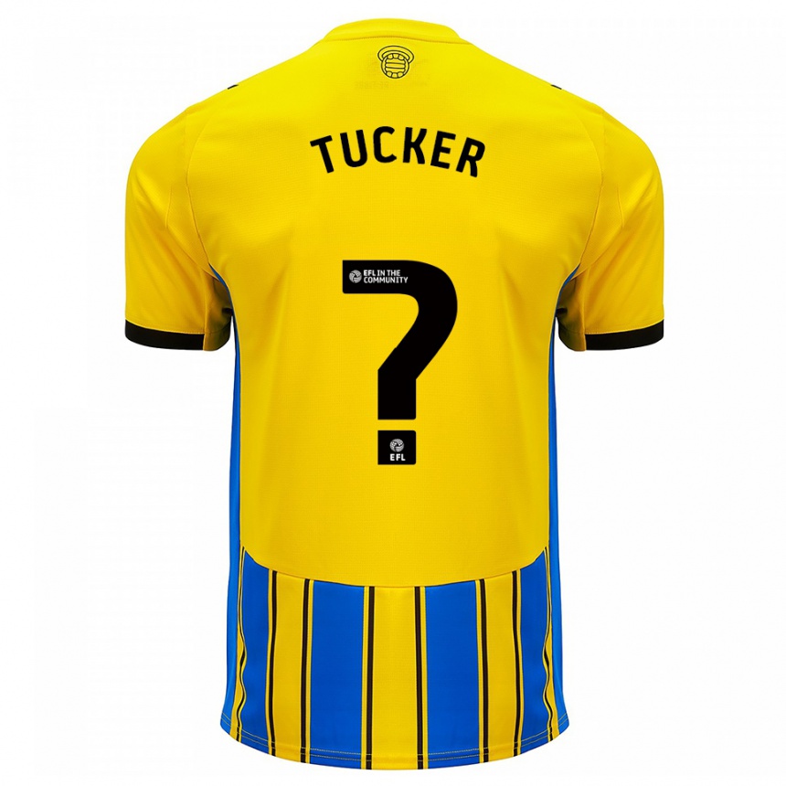 גברים כדורגל Ruby Tucker #0 כחול צהוב הרחק ג'רזי 2025/26