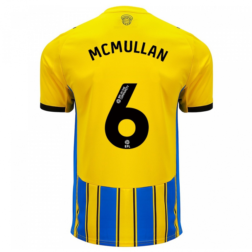 גברים כדורגל קורבנות מקמולן #6 כחול צהוב הרחק ג'רזי 2025/26