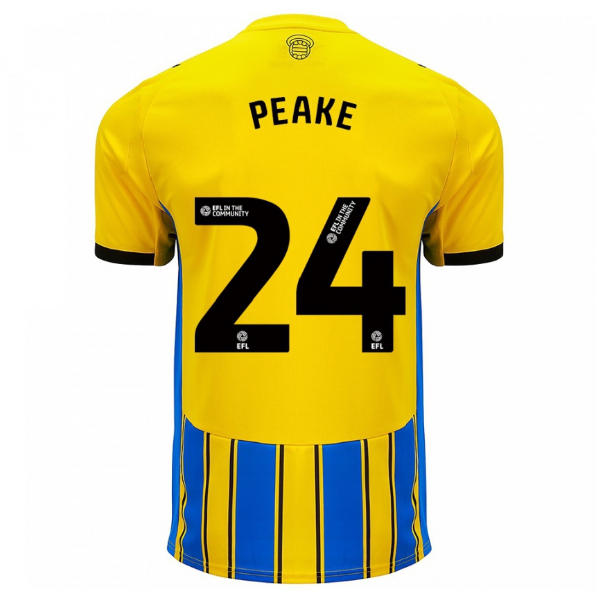 גברים כדורגל פייג' פיק #24 כחול צהוב הרחק ג'רזי 2025/26