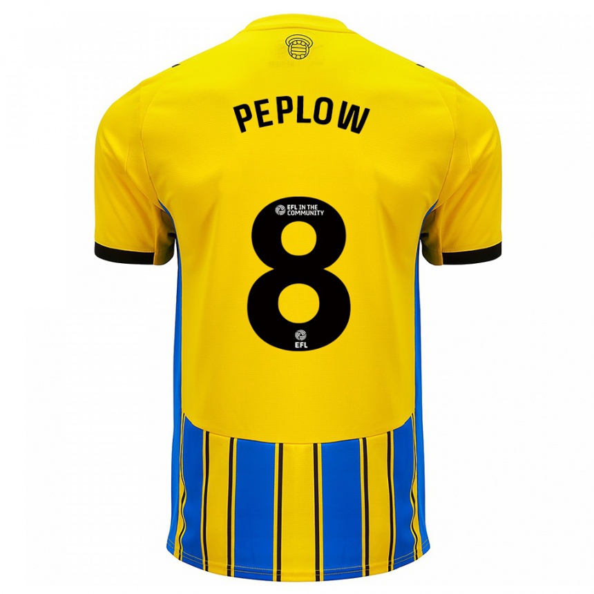 גברים כדורגל קלואי פלו #8 כחול צהוב הרחק ג'רזי 2025/26