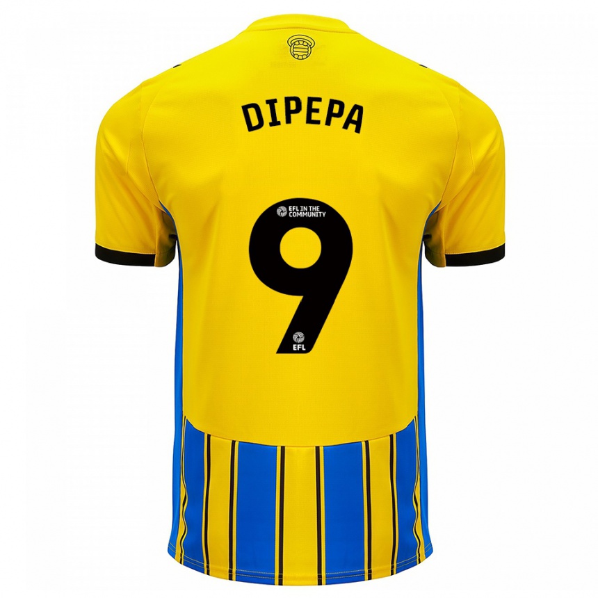 גברים כדורגל Baylee Dipepa #9 כחול צהוב הרחק ג'רזי 2025/26