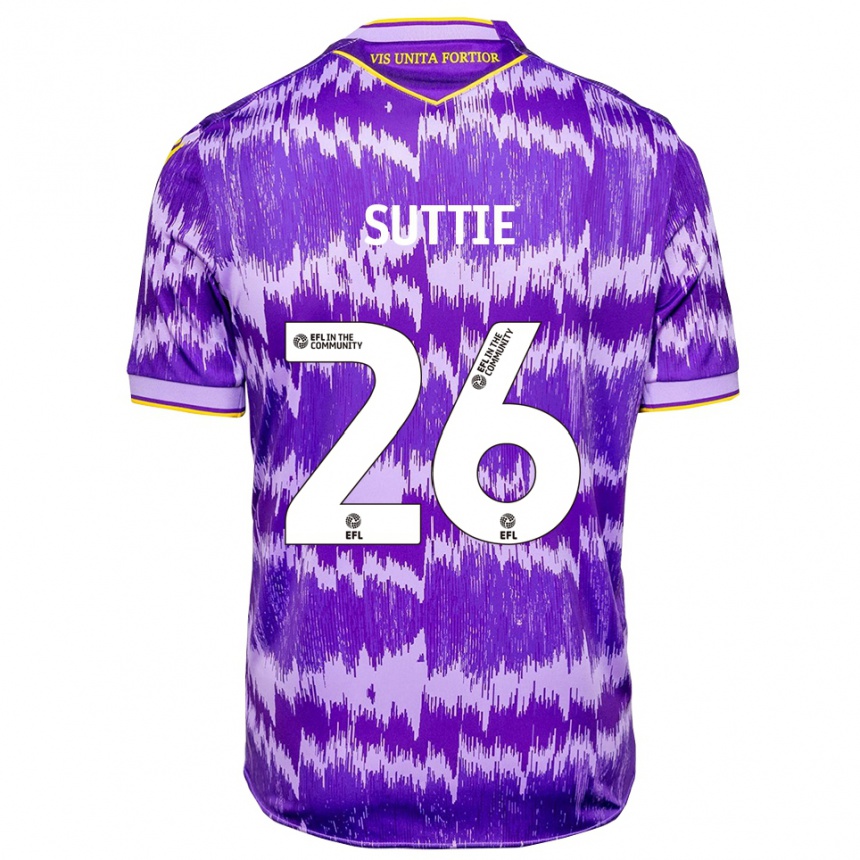 גברים כדורגל ארבלה סוטי #26 סגול צהוב הרחק ג'רזי 2025/26