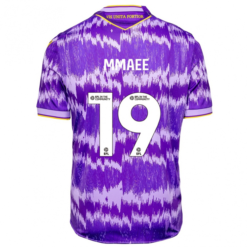 גברים כדורגל ראיין מאה #19 סגול צהוב הרחק ג'רזי 2025/26