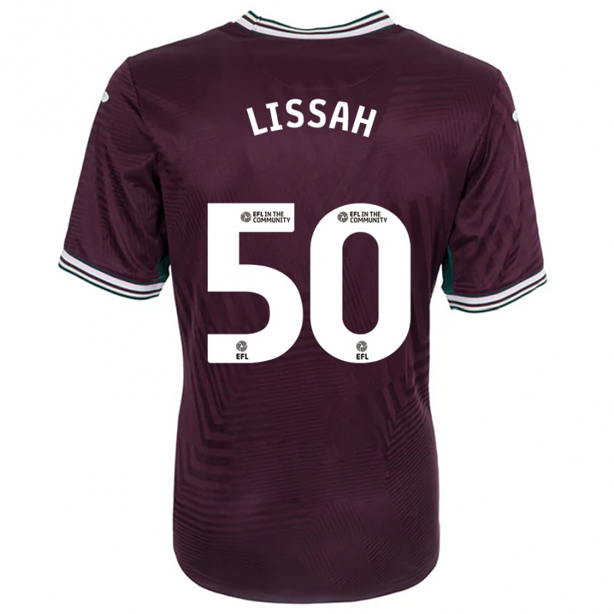 גברים כדורגל פיליפ ליסה #50 חלודה אדום לבן הרחק ג'רזי 2025/26