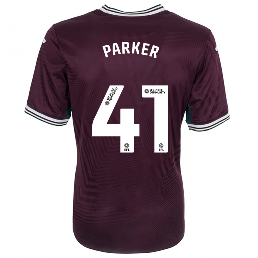 גברים כדורגל סם פארקר #41 חלודה אדום לבן הרחק ג'רזי 2025/26