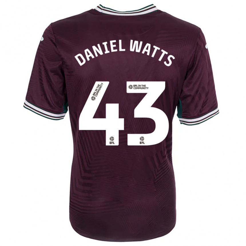 גברים כדורגל דניאל ווטס #43 חלודה אדום לבן הרחק ג'רזי 2025/26 גברים כדורגל דניאל ווטס #43 חלודה אדום לבן הרחק ג'רזי 2025/26