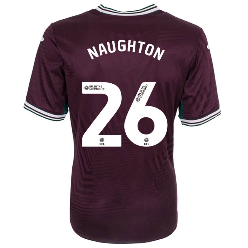 גברים כדורגל קייל נוטון #26 חלודה אדום לבן הרחק ג'רזי 2025/26