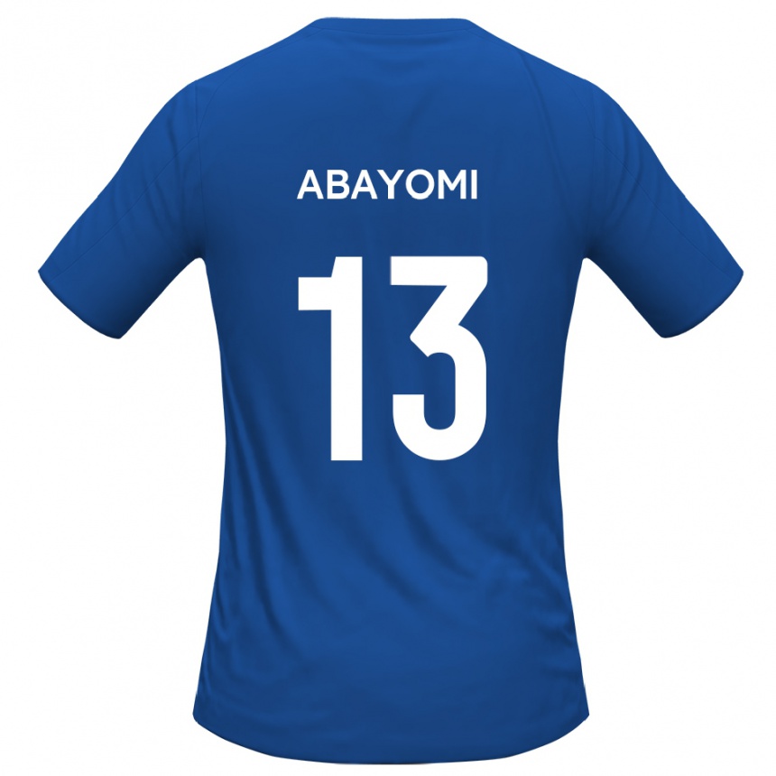 גברים כדורגל Koju Abayomi #13 תכלת הרחק ג'רזי 2025/26