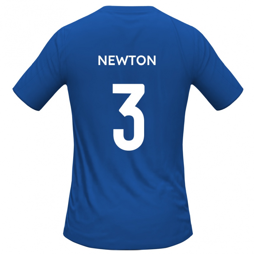 גברים כדורגל Joe Newton #3 תכלת הרחק ג'רזי 2025/26