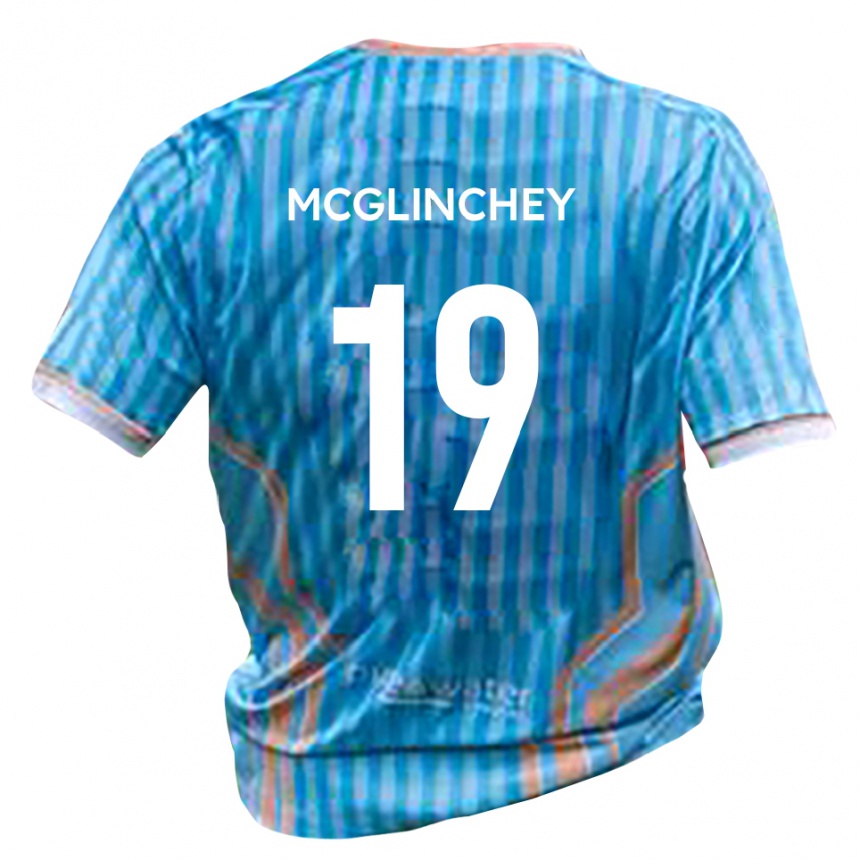 גברים כדורגל Tom Mcglinchey #19 שחור זהב הרחק ג'רזי 2025/26