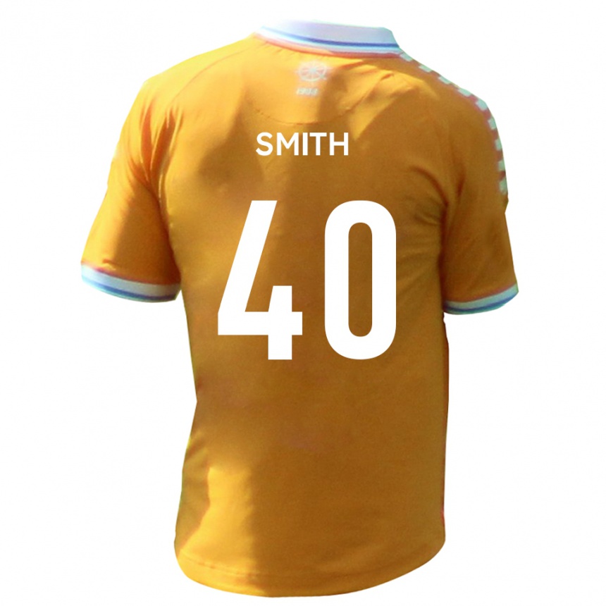 גברים כדורגל Adam Smith #40 צהוב כחול הרחק ג'רזי 2025/26