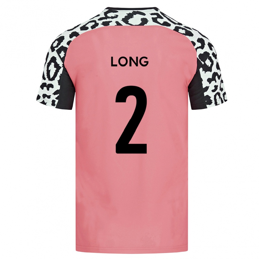 גברים כדורגל Sean Long #2 ורוד שחור הרחק ג'רזי 2025/26