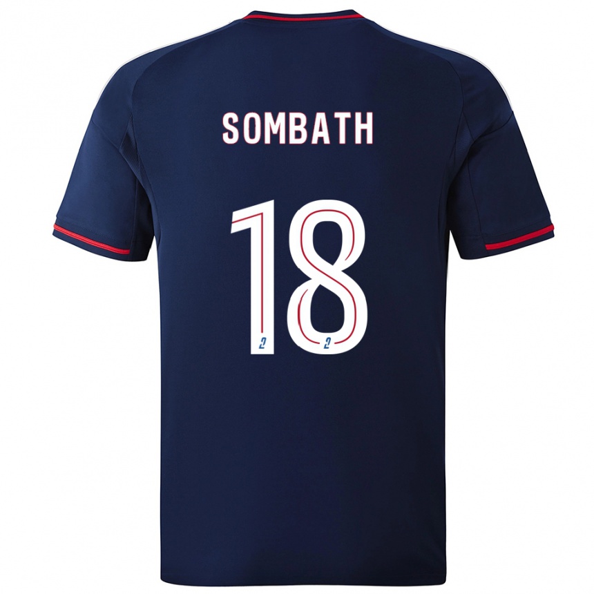 גברים כדורגל אליס זומבת #18 כחול נייבי אדום הרחק ג'רזי 2025/26