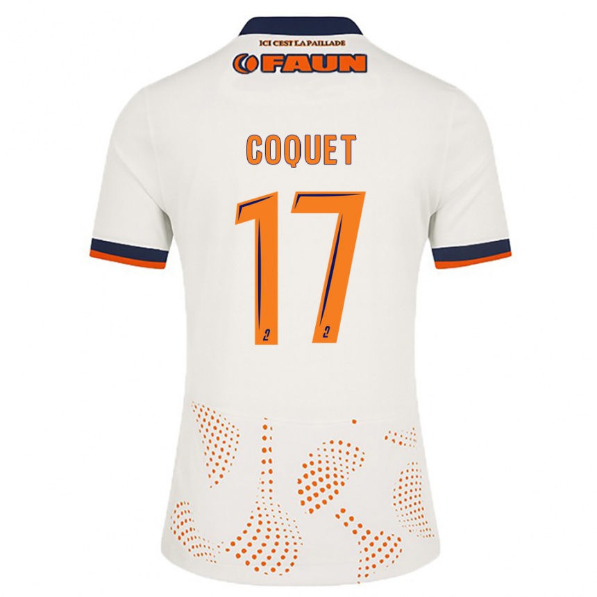 גברים כדורגל ג׳ודית׳ קוקה #17 לבן כתום הרחק ג'רזי 2025/26