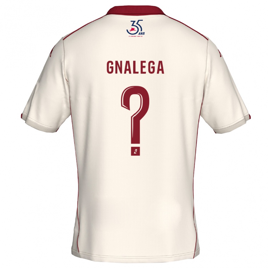 גברים כדורגל Fred Gnalega #0 לבן בורדו הרחק ג'רזי 2025/26