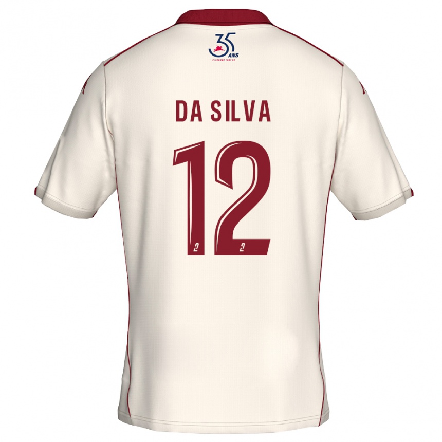 גברים כדורגל דמיאן דה סילבה #12 לבן בורדו הרחק ג'רזי 2025/26 גברים כדורגל דמיאן דה סילבה #12 לבן בורדו הרחק ג'רזי 2025/26