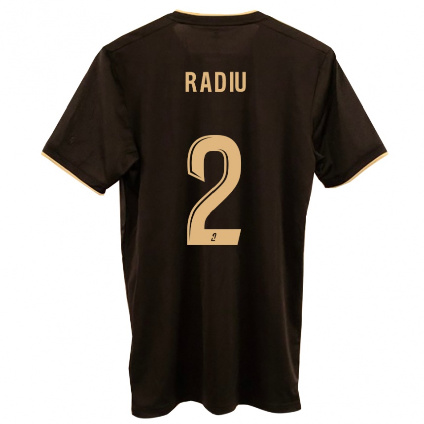 גברים כדורגל Tony Radiu #2 כחול אדום הרחק ג'רזי 2025/26