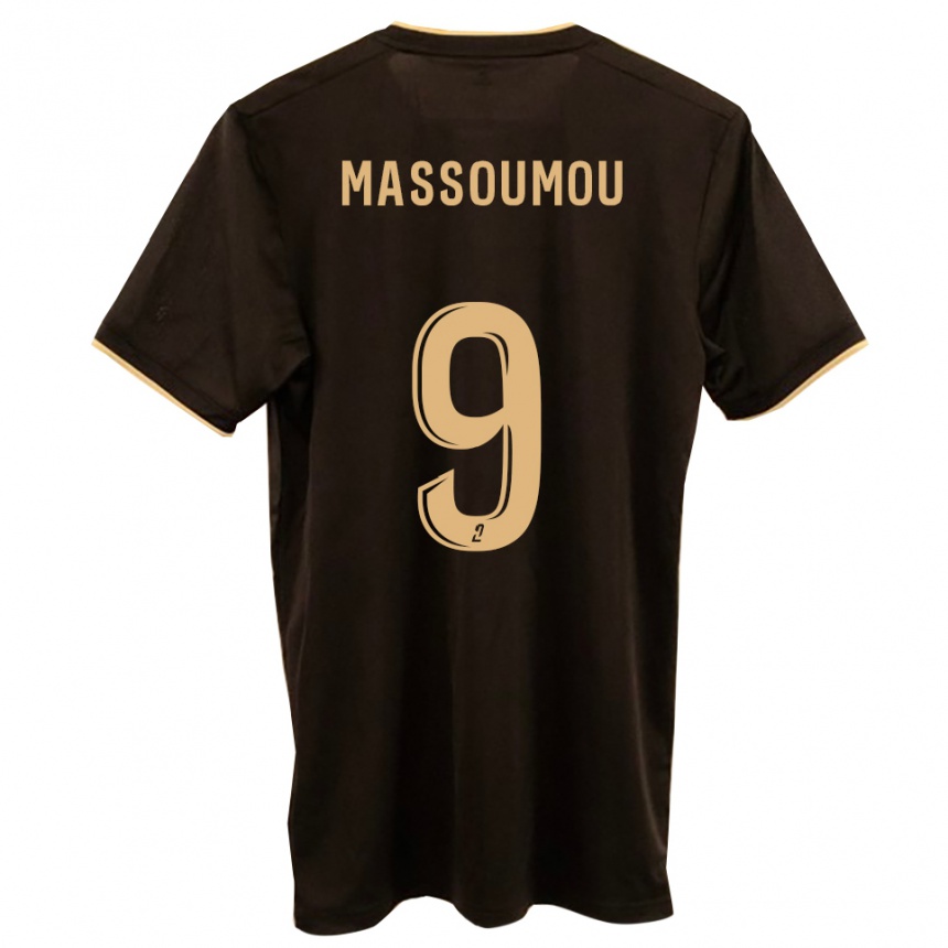 גברים כדורגל Keviriel Massoumou #9 כחול אדום הרחק ג'רזי 2025/26