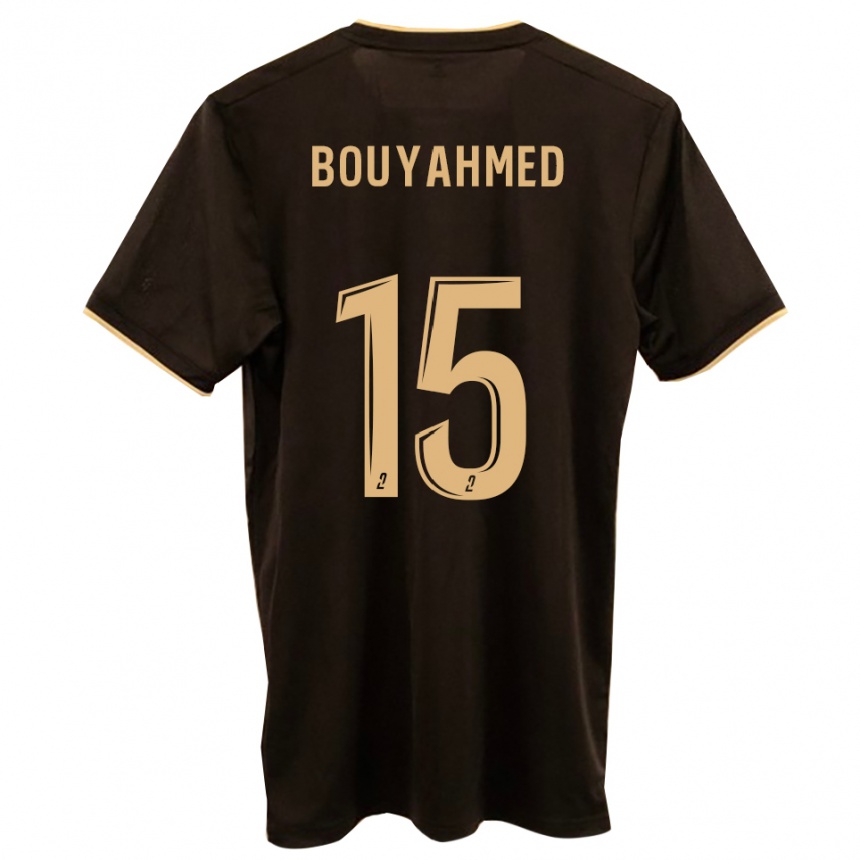 גברים כדורגל Nasser Bouyahmed #15 כחול אדום הרחק ג'רזי 2025/26