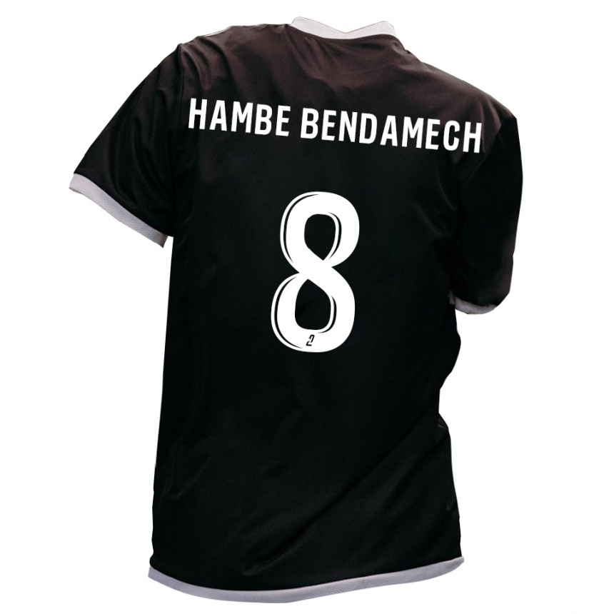 גברים כדורגל Liam Hambe Bendamech #8 שחור זהב הרחק ג'רזי 2025/26